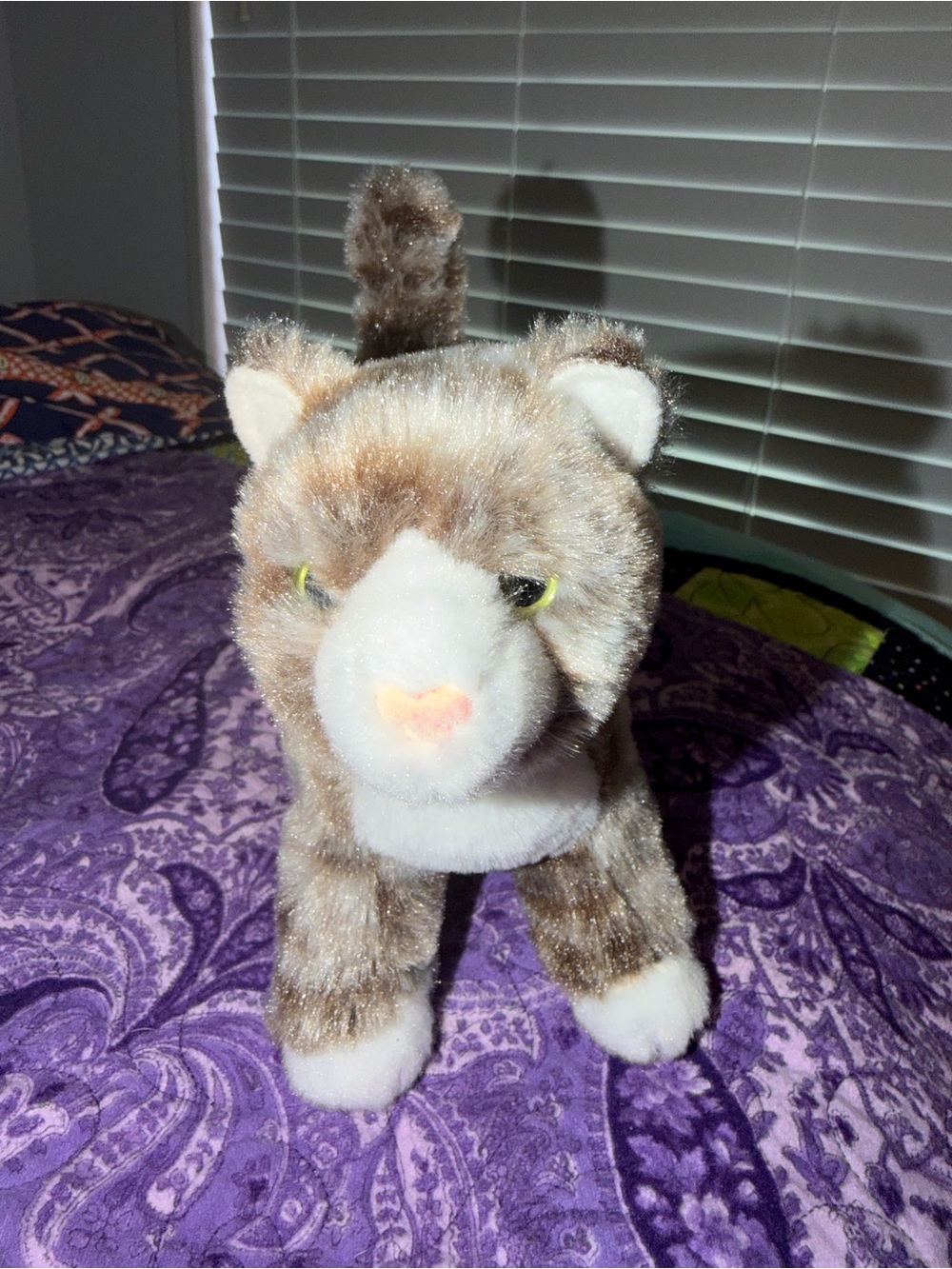 ZIGBY the Plush GRAY STRIPE CAT Stuffed Animal - Douglas Cuddle Toys - #4024